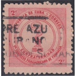 Cuba 317 1948 1º Congreso Panamericano de Farmacia usados Cuba 317 1948 1º Congreso Panamericano de Farmacia usados
