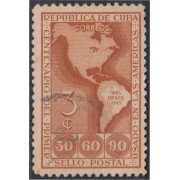 Cuba 288 1944 Centenario del Primer Sello Postal usados