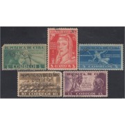 Cuba 280/84 1943 Serie patriótica contra la quinta Columna usados