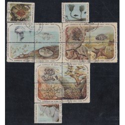 Cuba 790/94 1964 Navidad Vida Marina usados