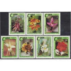 Cuba 1716/22 1973 Flores Silvestres Flowers MH Cuba 1716/22 1973 Flores Silvestres Flowers MH