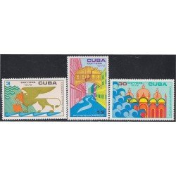 Cuba 1630/32 1972 Pro Venecia UNESCO MH Cuba 1630/32 1972 Pro Venecia UNESCO MH