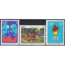 Cuba 1582/84 1972 III Simposio contra el Genocidio Yanki en Vietnam MH Cuba 1582/84 1972 III Simposio contra el Genocidio Yanki en Vietnam MH