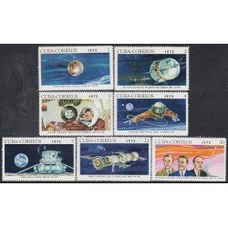Cuba 1564/70 1972 XI Aniversario del primer vuelo del hombre a la luna MH Cuba 1564/70 1972 XI Aniversario del primer vuelo del hombre a la luna MH