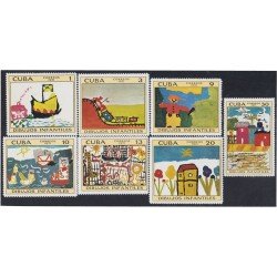 Cuba 1512/18 1971 Dibujos infantiles MH Cuba 1512/18 1971 Dibujos infantiles MH