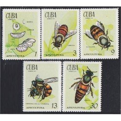 Cuba 1507/11 1971 Apicultura Abejas MH Cuba 1507/11 1971 Apicultura Abejas MH