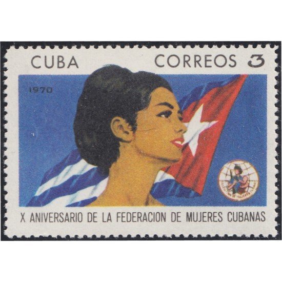 Cuba 1417 1970 10º Aniversario de la Federación de Mujeres Cubanas MH Cuba 1417 1970 10º Aniversario de la Federación de Mujeres Cubanas MH