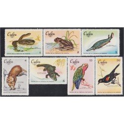 Cuba 1361/67 1969 Fauna de la Ciénaga de Zapata MH Cuba 1361/67 1969 Fauna de la Ciénaga de Zapata MH