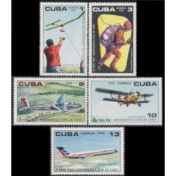 Cuba 1799/01 1974 Aeronáutica Civil de Cuba MNH Cuba 1799/01 1974 Aeronáutica Civil de Cuba MNH