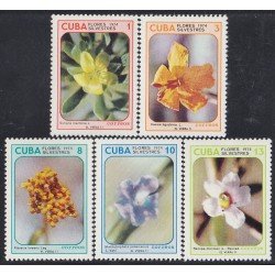 FL3 Cuba 1794/98 1974 Flores Silvestres Flowers MNH FL3 Cuba 1794/98 1974 Flores Silvestres Flowers MNH