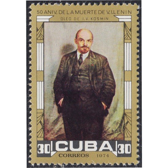 PI1 Cuba 1739 1974 50 Aniversario de la muerte de Lenin MNH PI1 Cuba 1739 1974 50 Aniversario de la muerte de Lenin MNH