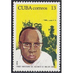 Cuba 1738 1974 Primer Aniversario del asesinato de Amilcar Cabral MNH Cuba 1738 1974 Primer Aniversario del asesinato de Amilcar Cabral MNH