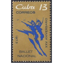 Cuba 1724 1973 XXV Aniversario del Ballet Nacional MNH Cuba 1724 1973 XXV Aniversario del Ballet Nacional MNH