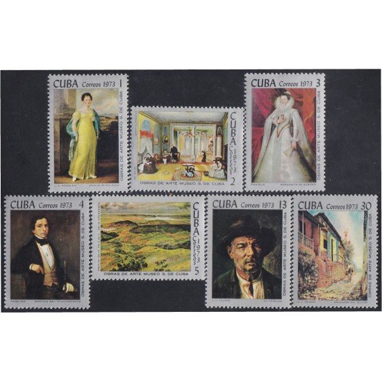 Cuba 1690/96 1973 Obras de Arte del Museo de Santiago de Cuba MNH Cuba 1690/96 1973 Obras de Arte del Museo de Santiago de Cuba MNH