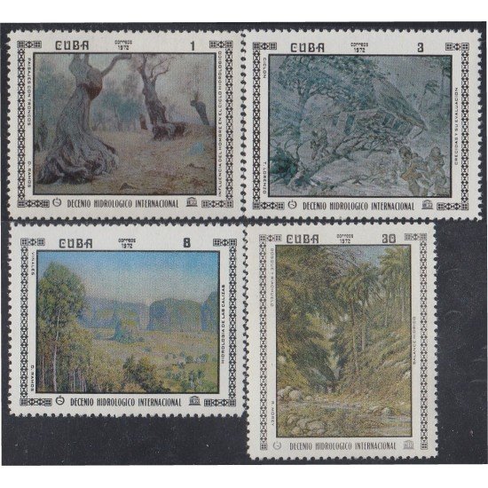 Cuba 1601/04 1972 Decenio Hidrológico Internacional MNH Cuba 1601/04 1972 Decenio Hidrológico Internacional MNH