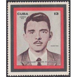 Cuba 1593 1972 XV Aniversario de la muerte de Frank País MNH Cuba 1593 1972 XV Aniversario de la muerte de Frank País MNH