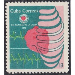 Cuba 1571 1972 Día Mundial de la Salud MNH Cuba 1571 1972 Día Mundial de la Salud MNH