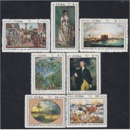 Cuba 1548/54 1971 Obras de Arte del Museo Nacional MNH