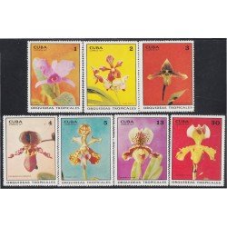 Cuba 1499/05 1971 Orquídeas Tropicales Flores Flowers MNH Cuba 1499/05 1971 Orquídeas Tropicales Flores Flowers MNH