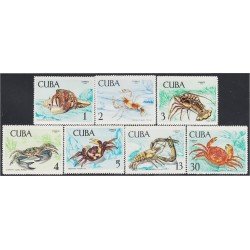 Cuba 1275/81 1969 Crustáceos MH Cuba 1275/81 1969 Crustáceos MH