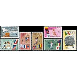 Cuba 1248/54 1968 XIX Olimpiada Mundial en México MH Cuba 1248/54 1968 XIX Olimpiada Mundial en México MH