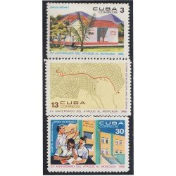 Cuba 1217/19 1968 XV Aniversario del Ataque al Moncada MH Cuba 1217/19 1968 XV Aniversario del Ataque al Moncada MH