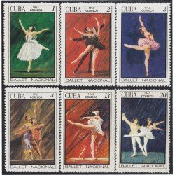 Cuba 1116/21 1967 Ballet Nacional de Cuba MH Cuba 1116/21 1967 Ballet Nacional de Cuba MH
