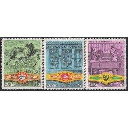 Cuba 1414/16 1970 Historia del Tabaco MNH Cuba 1414/16 1970 Historia del Tabaco MNH