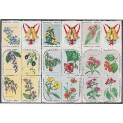 Cuba 1346/60 1969 Navidad Chritsmas Flores Flowers MNH Cuba 1346/60 1969 Navidad Chritsmas Flores Flowers MNH