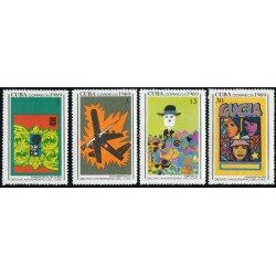 Cuba 1301/04 1969 10 Aniversario del ICAIC Documentales MNH Cuba 1301/04 1969 10 Aniversario del ICAIC Documentales MNH