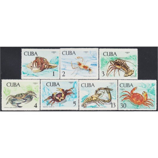 Cuba 1275/81 1969 Crustáceos MNH Cuba 1275/81 1969 Crustáceos MNH