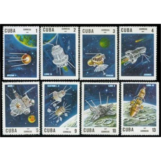 Cuba 1165/72 1967 Cosmos MNH Cuba 1165/72 1967 Cosmos MNH