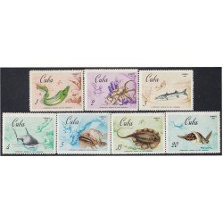 Cuba 1158/64 1967 Animales marinos MNH Cuba 1158/64 1967 Animales marinos MNH
