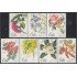 Cuba 1109/15 1967 150 Años del Jardín Botánico de la Habana Flores Flowers MNH
