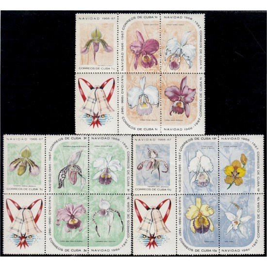 Cuba 1060/74 1966 Flores Flowers Navidad Christmas MNH Cuba 1060/74 1966 Flores Flowers Navidad Christmas MNH