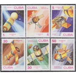 Cuba 2430/35 1983 Satélites meteorológicos MNH Cuba 2430/35 1983 Satélites meteorológicos MNH
