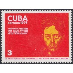 Cuba 1816 1974 Rubén Martinez Villena MH Cuba 1816 1974 Rubén Martinez Villena MH