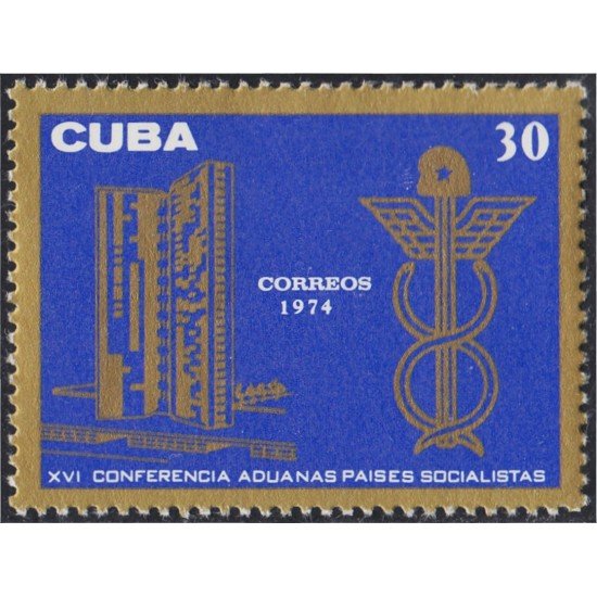Cuba 1810 1974 XVI Conferencia Aduanas Países Socialistas MH Cuba 1810 1974 XVI Conferencia Aduanas Países Socialistas MH