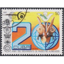 Cuba 2287 1981 XX Aniversario del Movimiento de países no Alineados usados Cuba 2287 1981 XX Aniversario del Movimiento de países no Alineados usados