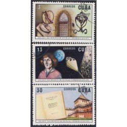 Cuba 1675/77 1973 Nicolás Copérnico usados Cuba 1675/77 1973 Nicolás Copérnico usados