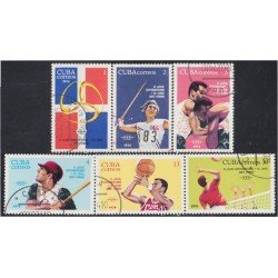 Cuba 1740/45 1974 XII Juegos Centroamericanos y del Caribe usados Cuba 1740/45 1974 XII Juegos Centroamericanos y del Caribe usados