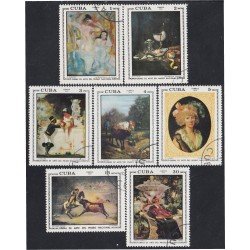 Cuba 1649/55 1973 Obras de Arte del Museo Nacional usados Cuba 1649/55 1973 Obras de Arte del Museo Nacional usados