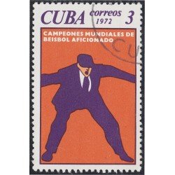 Cuba 1640 1972 Cuba Campeón de Béisbol aficionado usados Cuba 1640 1972 Cuba Campeón de Béisbol aficionado usados