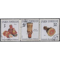 Cuba 1618/20 1972 Instrumentos Musicales Folklóricos usados Cuba 1618/20 1972 Instrumentos Musicales Folklóricos usados