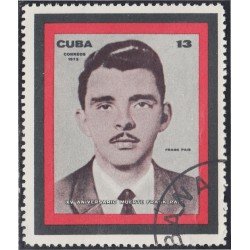 Cuba 1593 1972 XV Aniversario de la muerte de Frank País usados Cuba 1593 1972 XV Aniversario de la muerte de Frank País usados