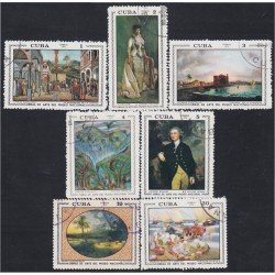Cuba 1548/54 1971 Obras de Arte del Museo Nacional usados Cuba 1548/54 1971 Obras de Arte del Museo Nacional usados