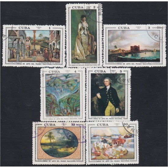 Cuba 1548/54 1971 Obras de Arte del Museo Nacional usados Cuba 1548/54 1971 Obras de Arte del Museo Nacional usados