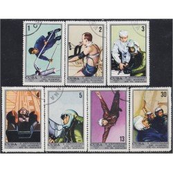 Cuba 1487/93 1971 X Aniversario del hombre en el espacio usados Cuba 1487/93 1971 X Aniversario del hombre en el espacio usados