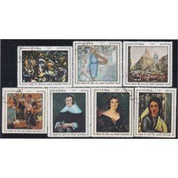 Cuba 1418/24 1970 Obras de Arte del Museo Nacional usados Cuba 1418/24 1970 Obras de Arte del Museo Nacional usados