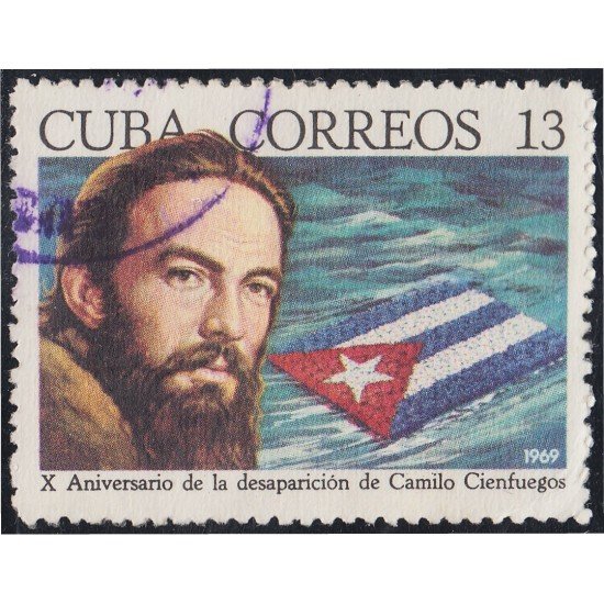Cuba 1327 1969 Camilo Cienfuegos usados Cuba 1327 1969 Camilo Cienfuegos usados